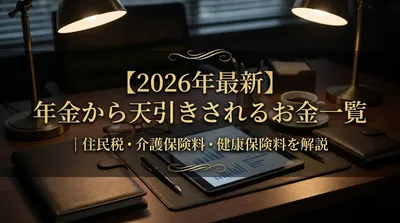 【2026年最新】年金から天引きされるお金一覧｜住民税・介護保険料・健康保険料を解説