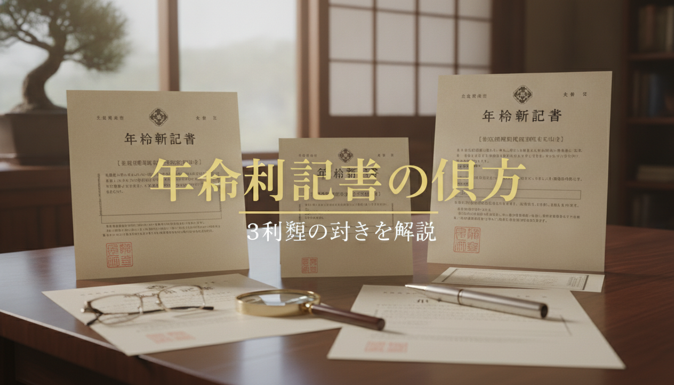 そもそも3種類の通知書って何が違うの？