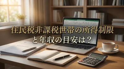 住民税非課税世帯の所得制限と年収の目安は？