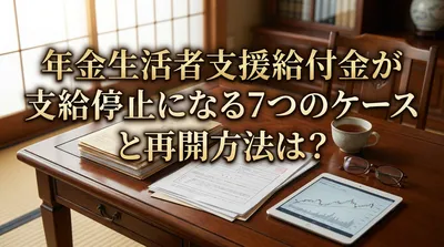 年金生活者支援給付金が支給停止になる7つのケースと再開方法は？