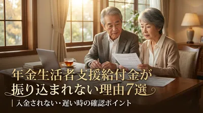 年金生活者支援給付金が振り込まれない理由7選｜入金されない・遅い時の確認ポイント