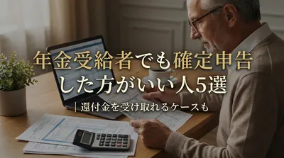 年金受給者でも確定申告した方がいい人5選｜還付金を受け取れるケースも
