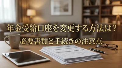 年金受給口座を変更する方法は？必要書類と手続きの注意点