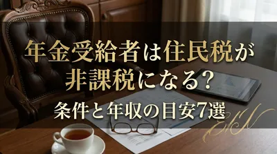 年金受給者は住民税が非課税になる？条件と年収の目安7選