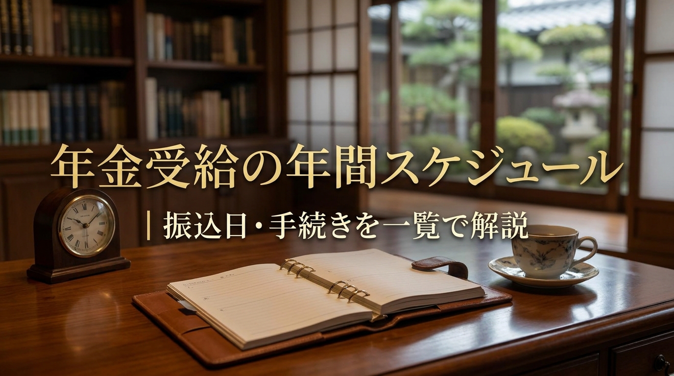 年金受給の年間スケジュール|振込日・手続きを一覧で解説