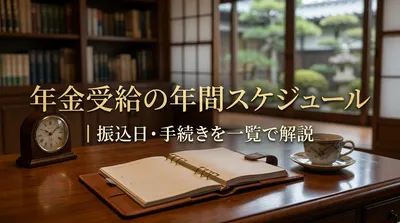 年金受給の年間スケジュール｜振込日・手続きを一覧で解説