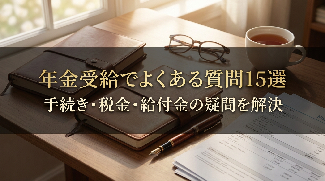 年金受給でよくある質問15選|手続き・税金・給付金の疑問を解決