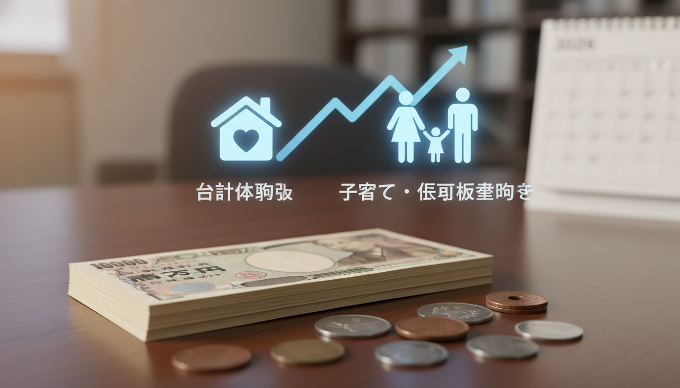 2026年の給付金は「自治体独自」と「子育て・低所得世帯向け」が中心