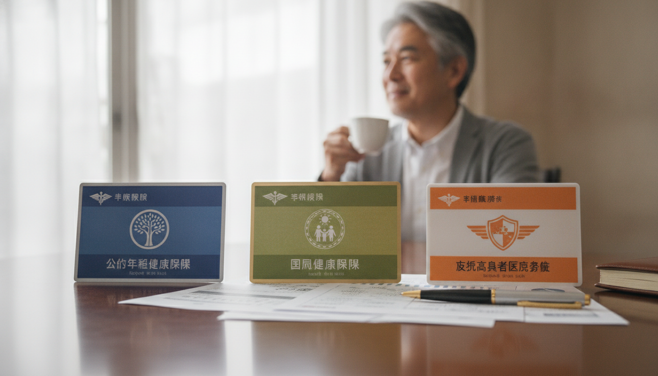 年金受給者の健康保険は3つの制度から選ぶことになる